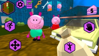 小猪佩奇邻居幽灵模式第二代游戏图片1