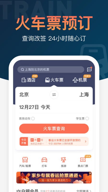 铁友火车票自动抢票版