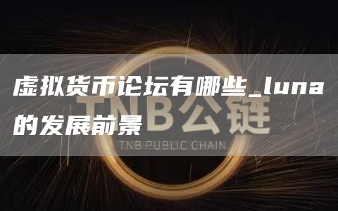 虚拟货币论坛有哪些 luna的发展前景