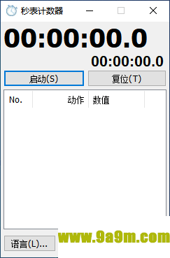 秒表计时器