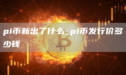 pi币新出了什么 pi币发行价多少钱