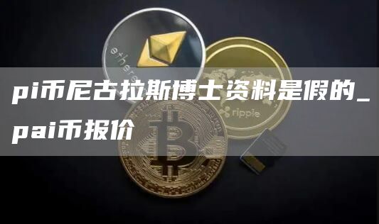 pi币尼古拉斯博士资料是假的 pai币报价