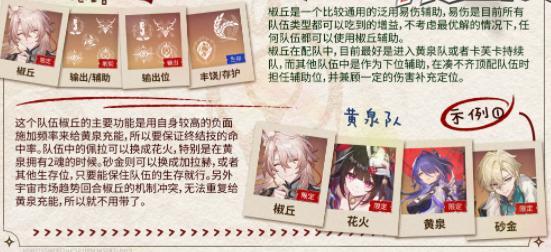 崩坏星穹铁道椒丘怎么配队 椒丘配队攻略