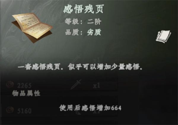 下一站江湖2感悟有什么用