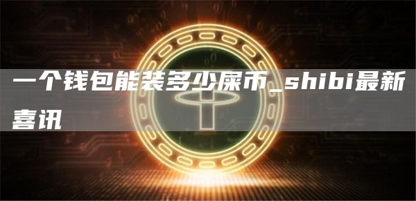 一个钱包能装多少屎币呢