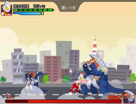 奥特曼打怪兽2无限金币钻石版