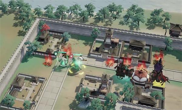 三国望神州四面围城怎么打