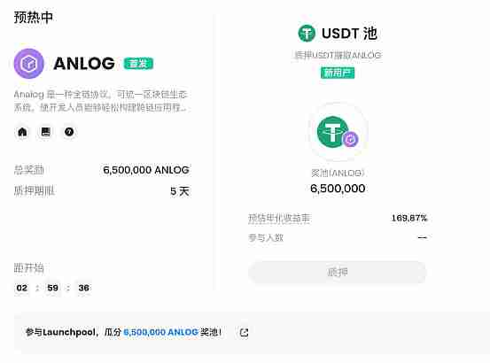 ANLOG币质押奖励活动参与指南 区块链互操作性协议质押挖矿教程