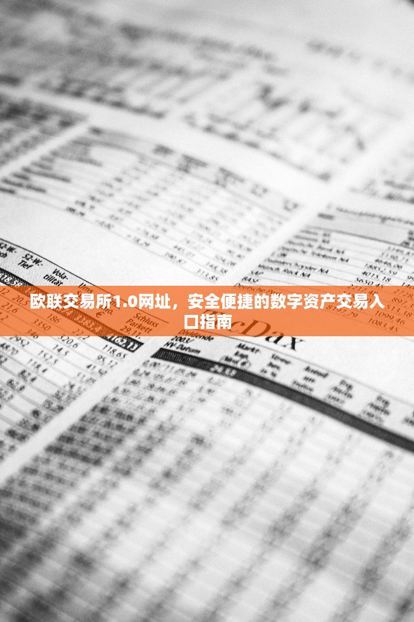 欧联交易所1.0网址介绍 数字资产交易入口指南