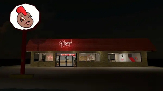 曼尼汉堡店正版英文版