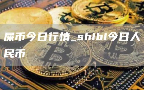 屎币今日行情 shibi今日人民币