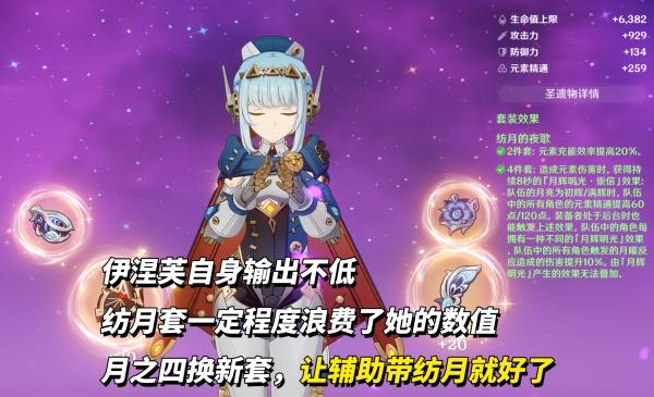 原神晨星与月的晓歌套装适配什么角色