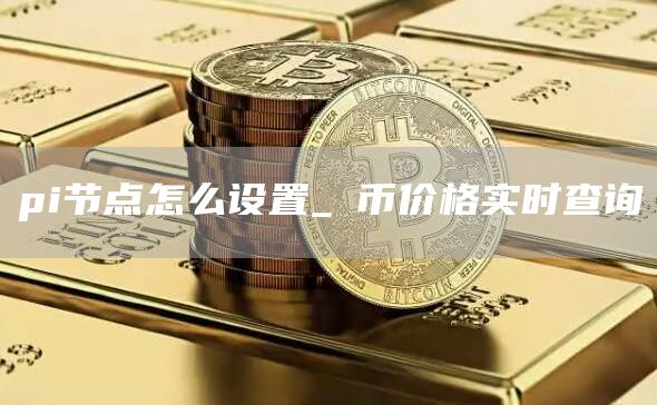pi节点怎么设置 π币价格实时查询