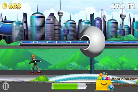 地铁跑酷滑板英雄