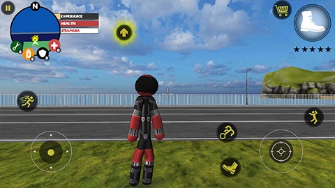 火柴人绳索英雄破解版无限金币和钻石版