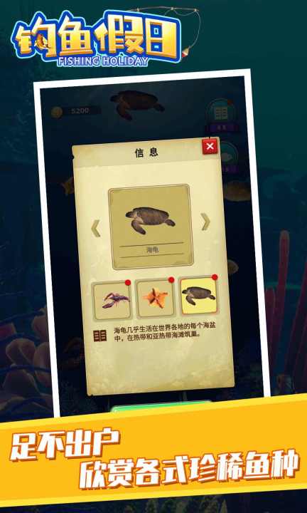 钓鱼假日无限金币