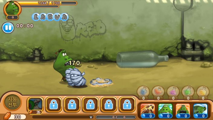 爆笑虫子幼虫英雄2无限金币破解版