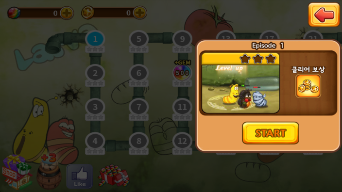 爆笑虫子幼虫英雄2无限金币破解版