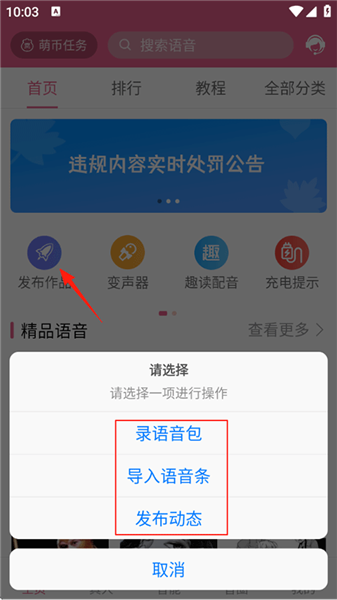 怎么导入语音配图3