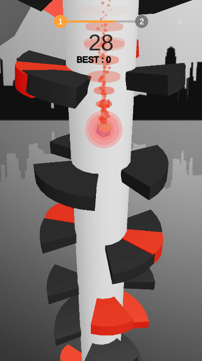 螺旋跳跃(HelixJump)游戏全皮肤解锁破解版