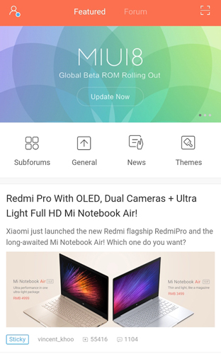 小米社区国际版宣传图