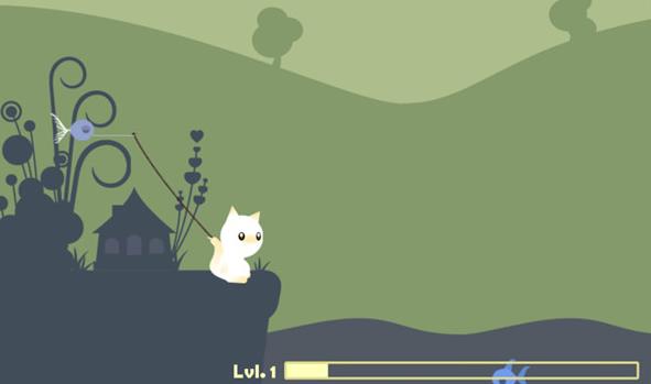 小猫钓鱼
