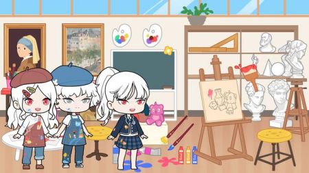 优优的换装娃娃校园生活破解版